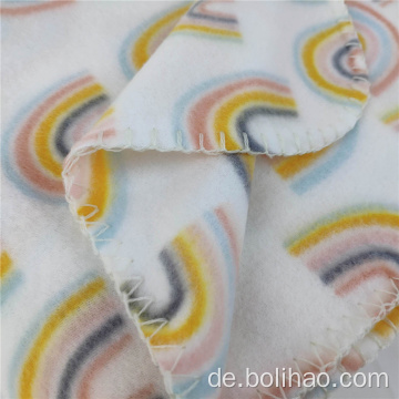 Hochwertige angepasste weiche Fleece -Wurf -Decke Baby Swaddle Fleece Decke